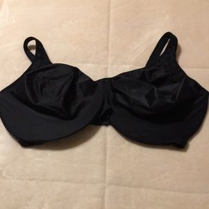 42G Bali underwire black bra